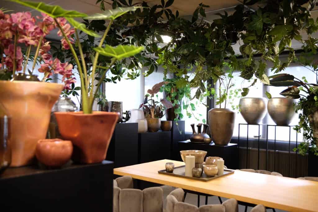 Zijden bloemen winkel