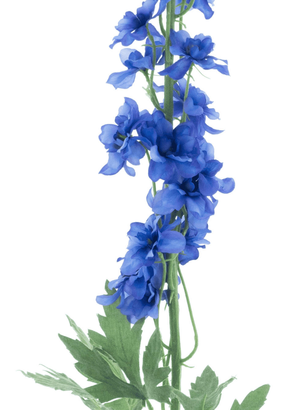 Kunstbloem Delphinium XL blauw 125cm