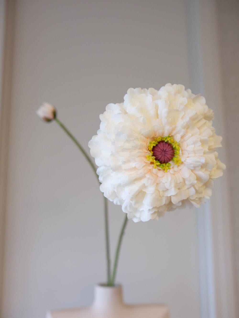 Kunstbloem Zinnia