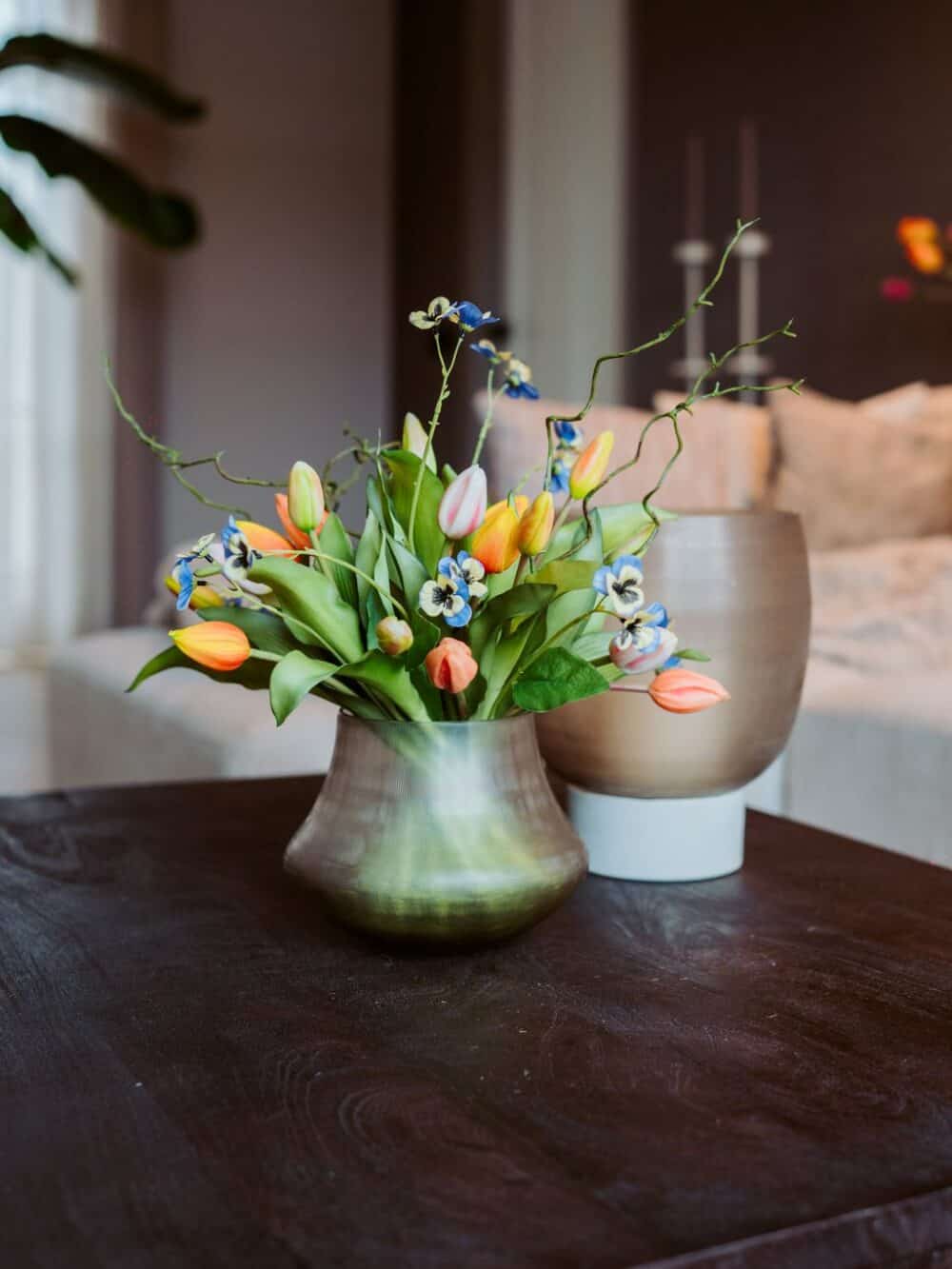 Tulpen mix oranje viool