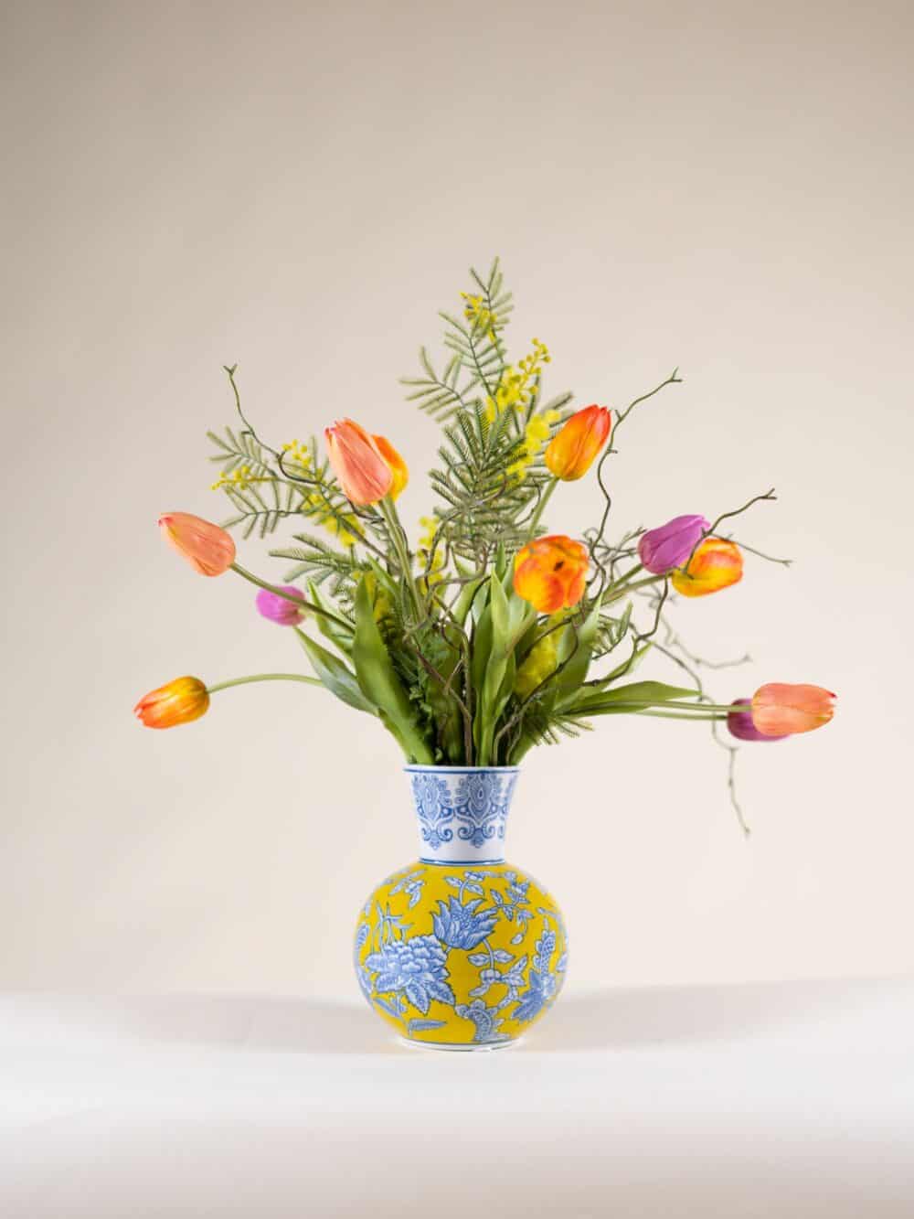 Kunst tulpen oranje luxe