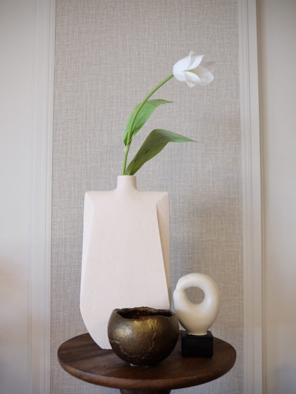 Kunst tulp Silk-ka wit