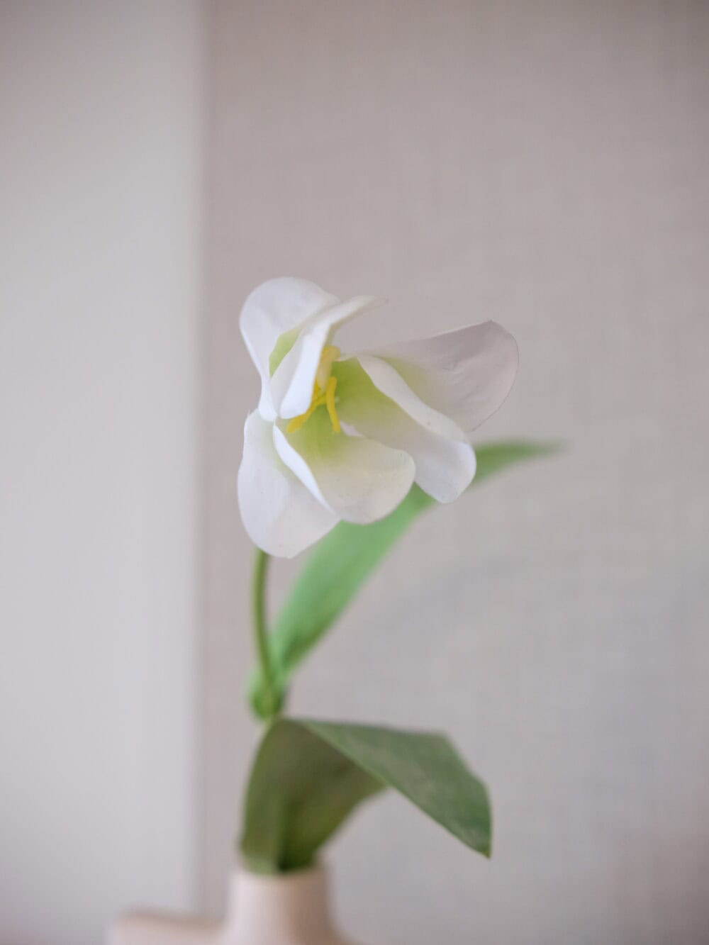 Kunst tulp Silk-ka wit