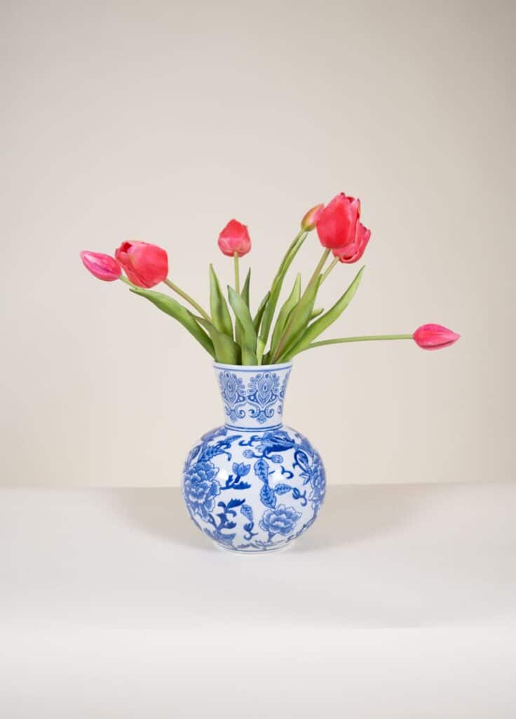 kunst tulpen bundel roze