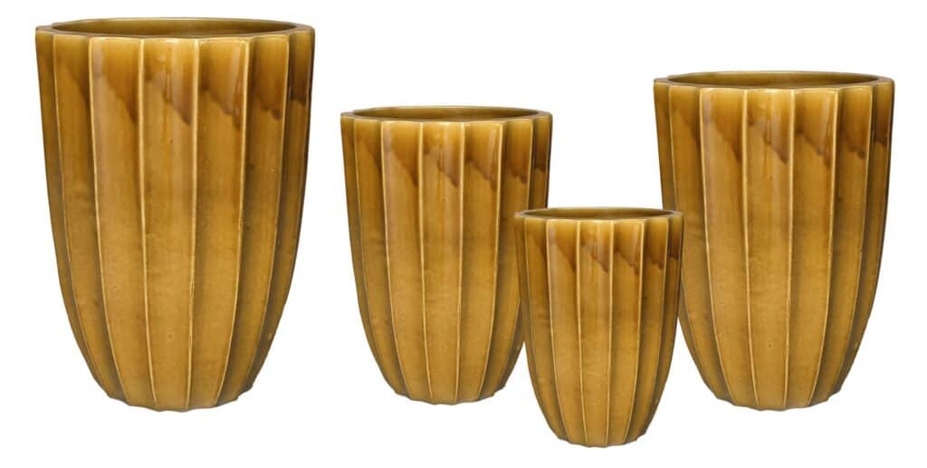 Bloempot Xl buiten oker