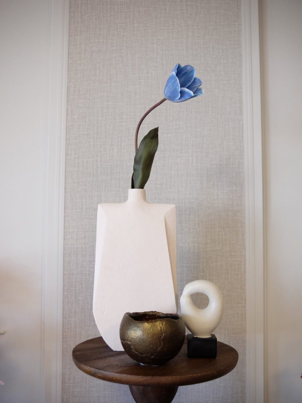 Kunst tulp Silk-ka blauw