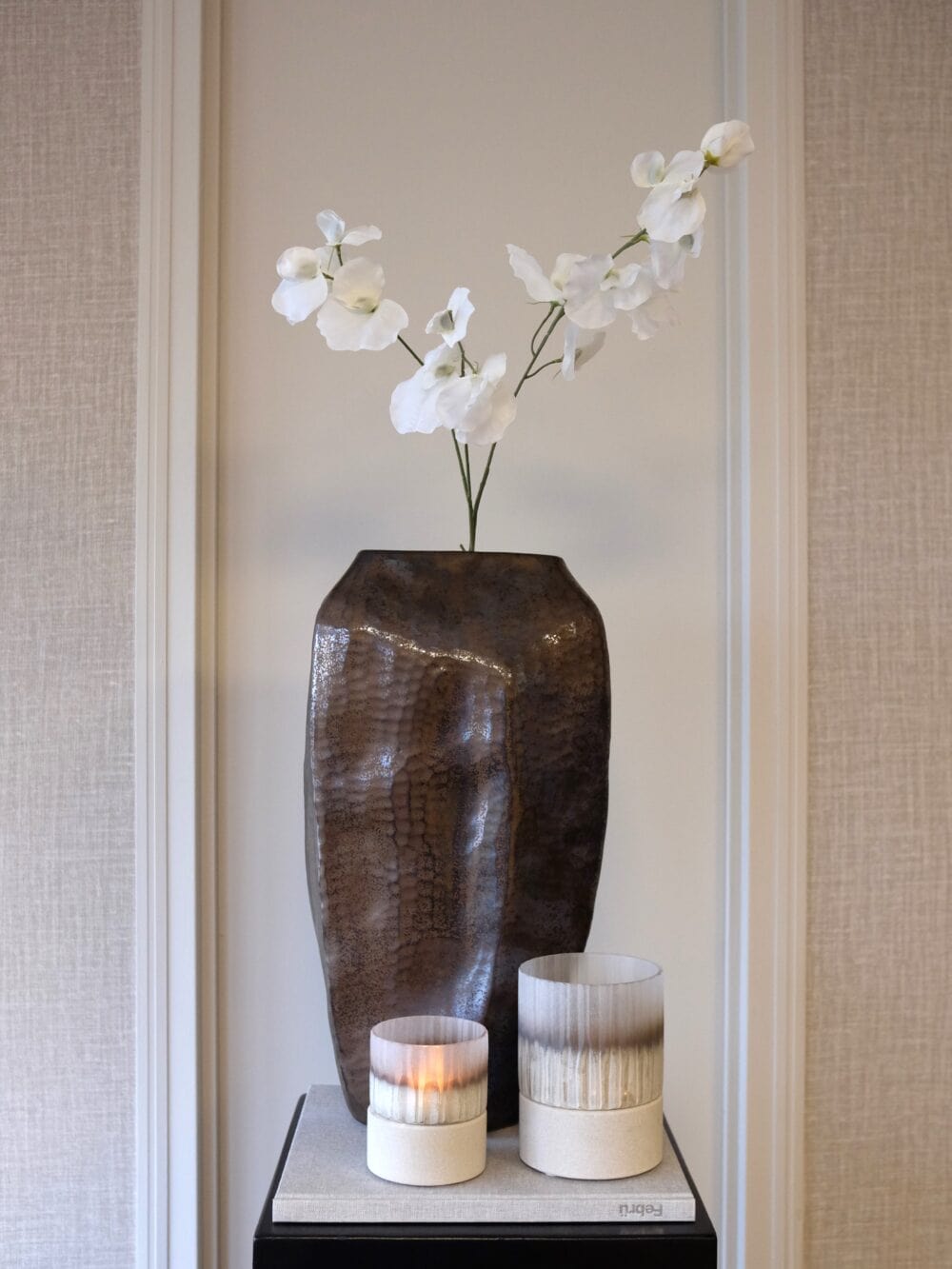 Kunstbloem lathyrus 75 cm