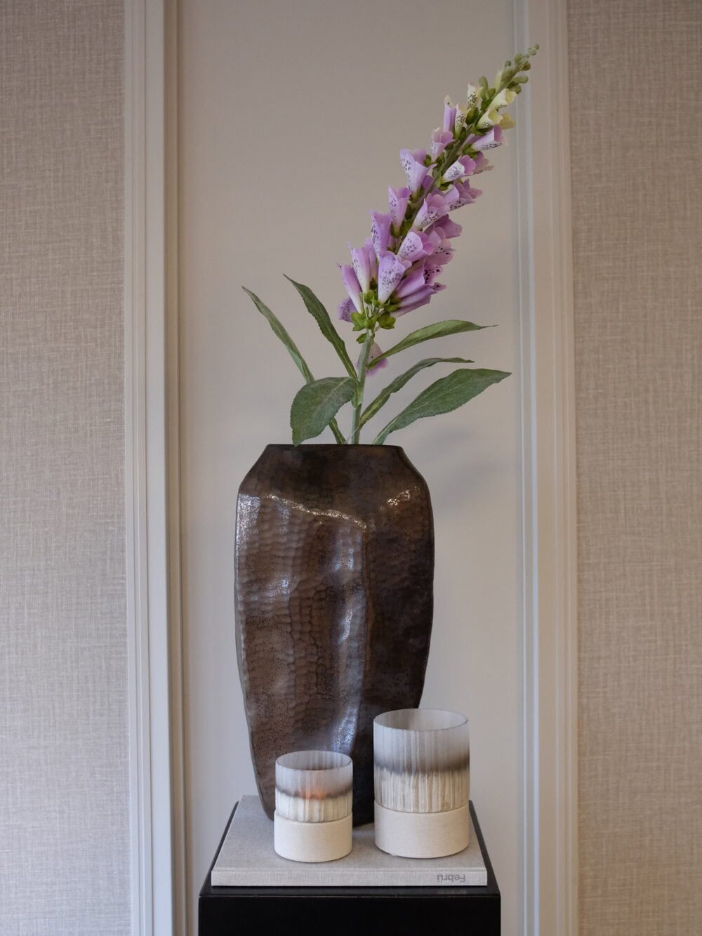 Kunstbloem digitalis paars 92 cm