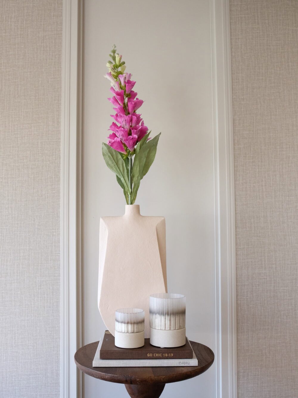 Kunstbloem digitalis roze 92 cm