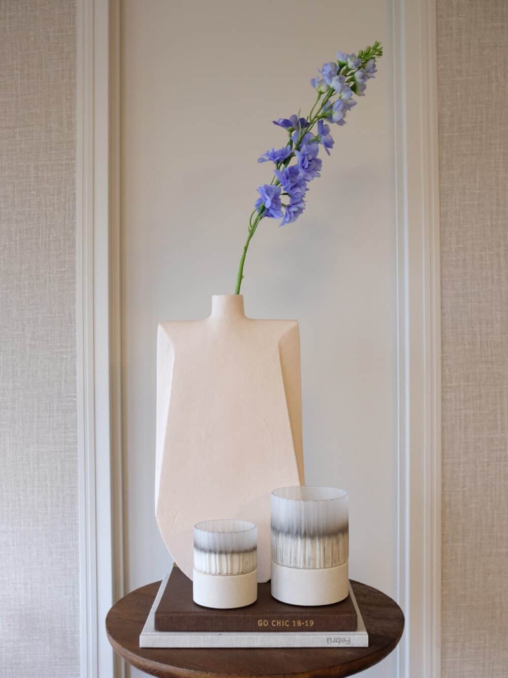 Delphinium kunstbloem Ridderspoor blauw