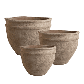 Terracotta buiten bloempot