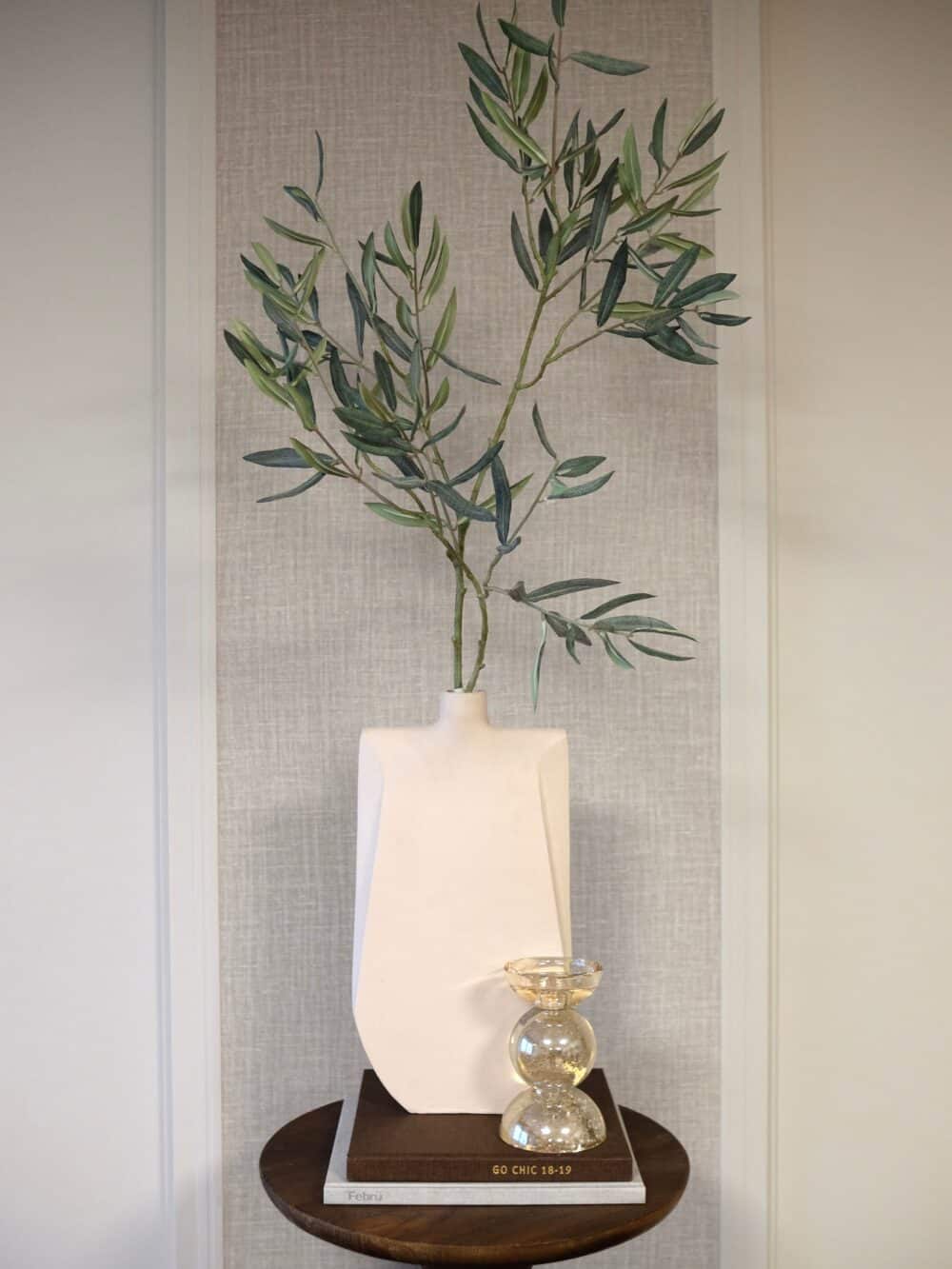 Kunsttak olijf eucalyptus 100 cm