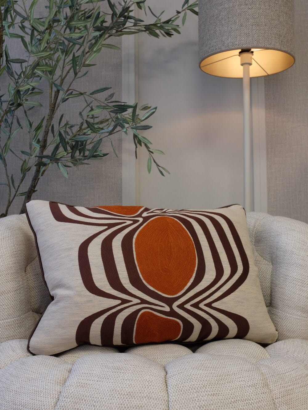 Luxe Duran sierkussen Sun 65 x 45 cm