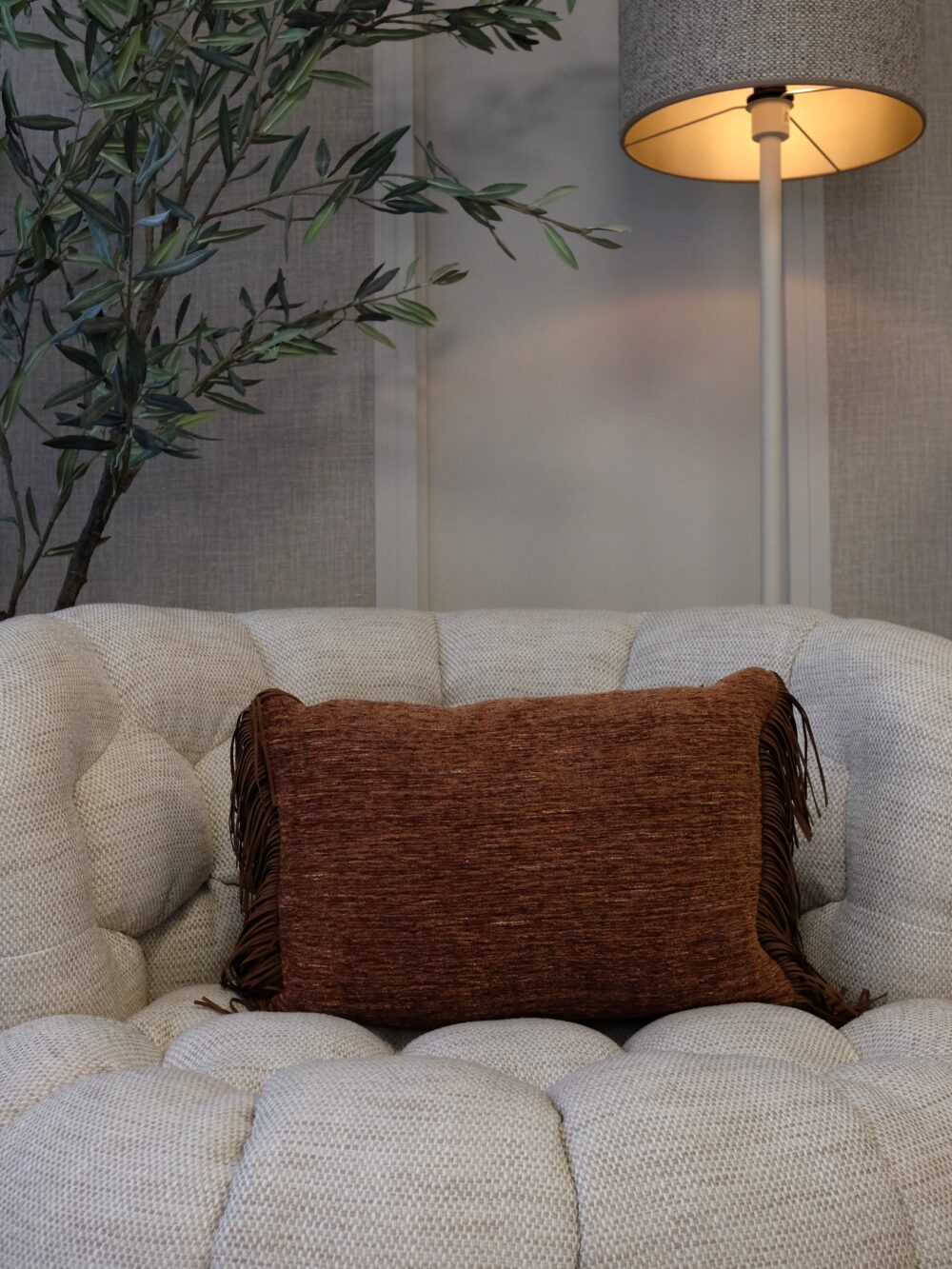 Luxe Duran sierkussen Jolene 45 x 30 cm