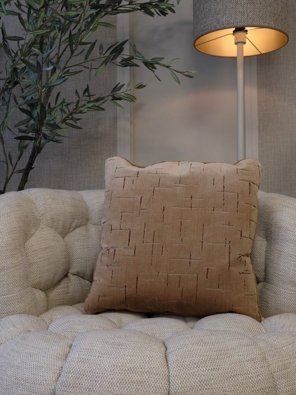 Luxe Duran sierkussen Malbec 50 x 50 cm