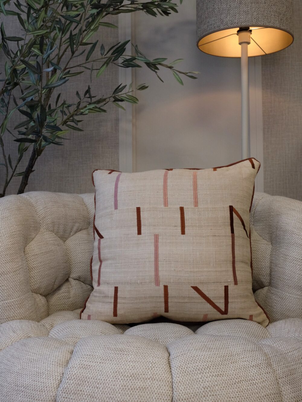 Luxe Duran sierkussen Foudant 50 x 50 cm