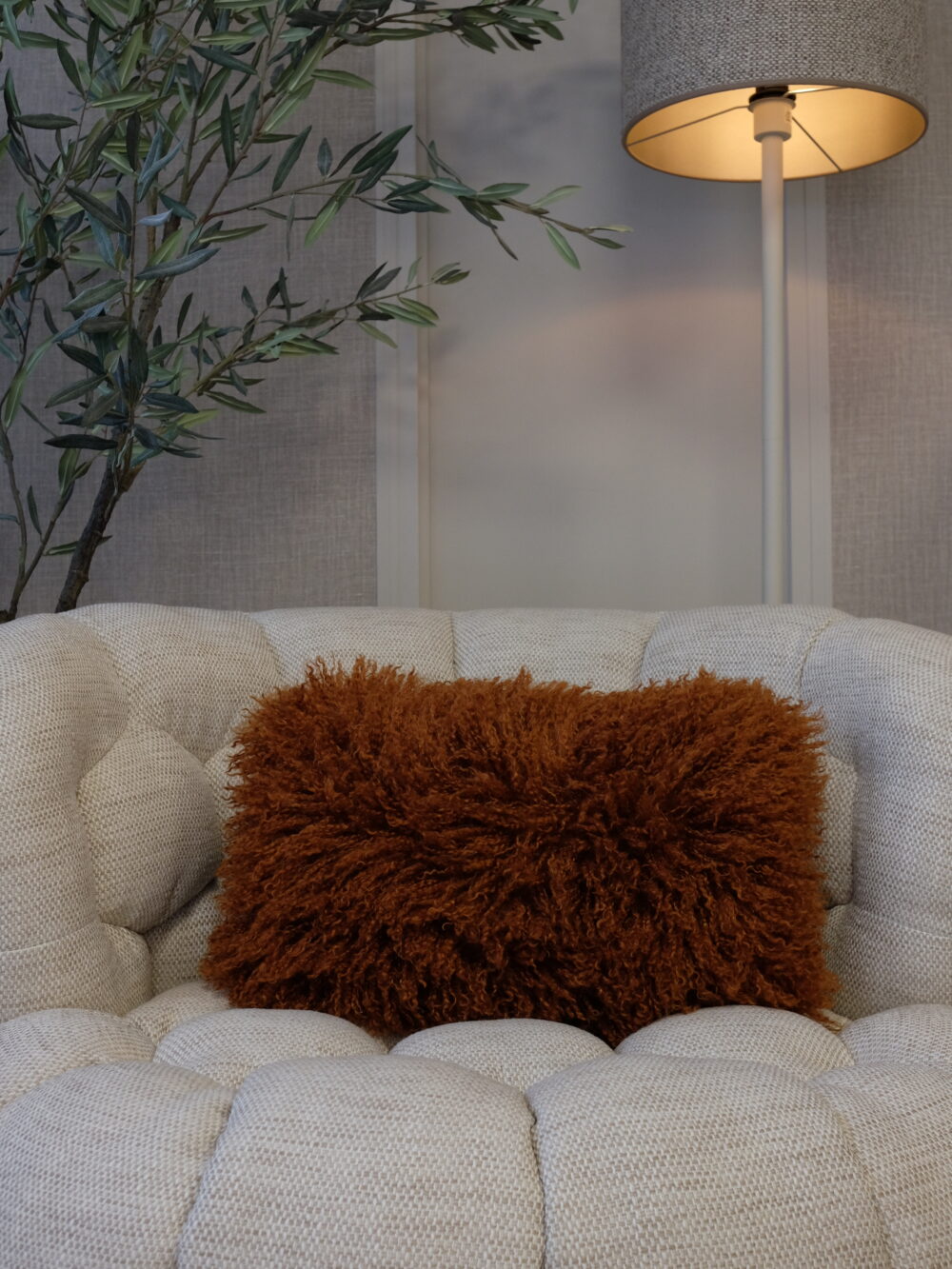 Luxe Duran sierkussen Lipa 45 x 30 cm