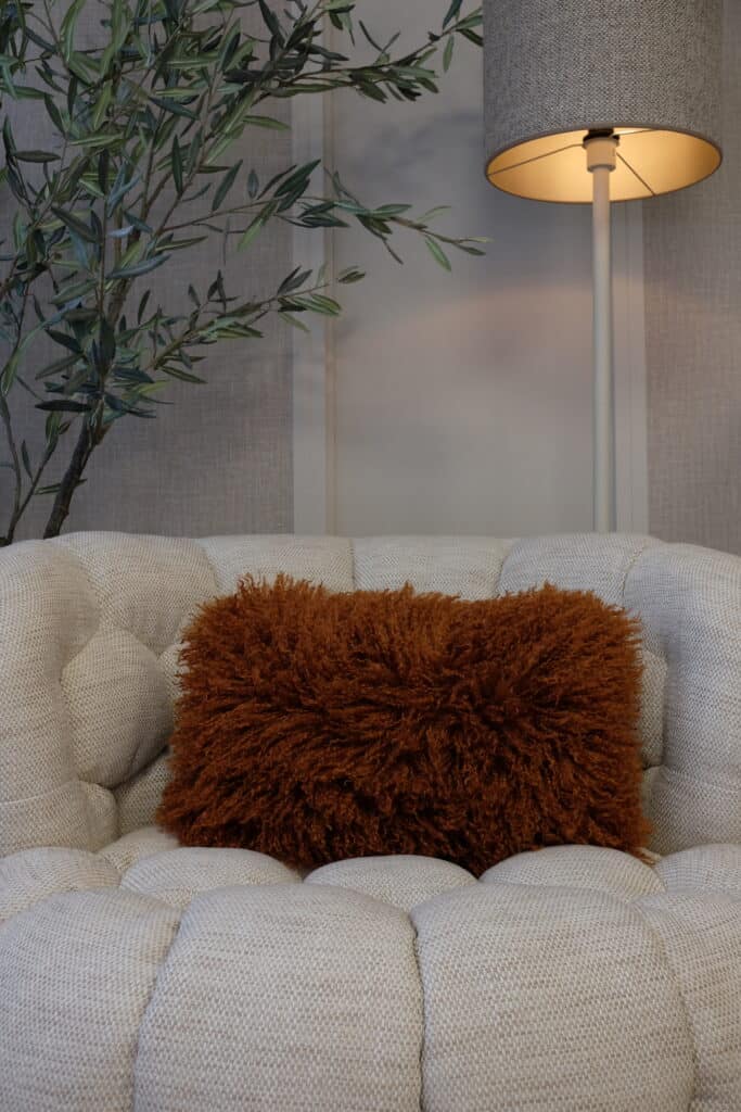 Luxe Duran sierkussen Lipa 45 x 30 cm