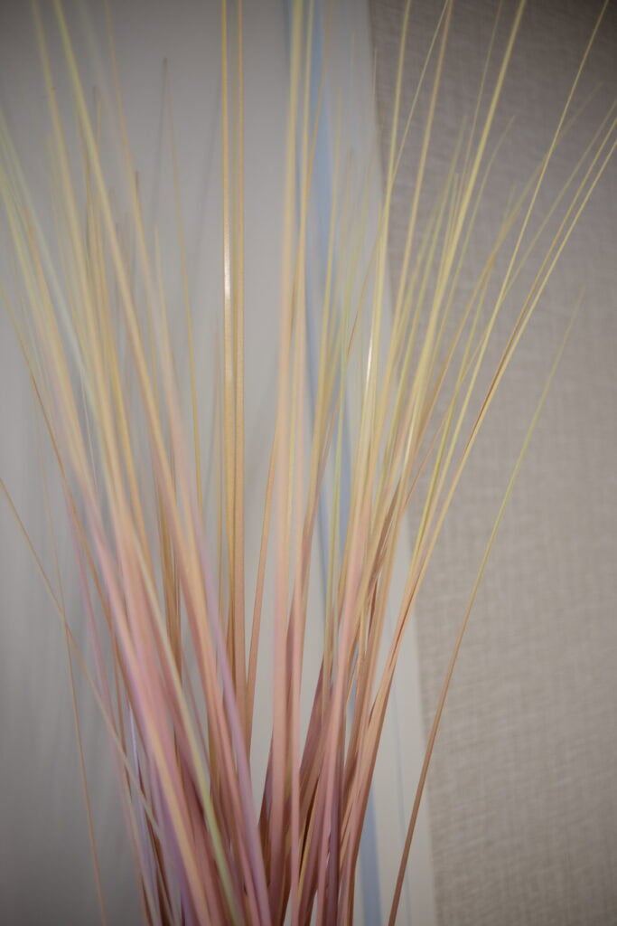 Grastak Silk-ka roze groen 160 cm