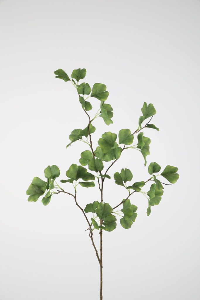 Ginkgo kunsttak blad 100 cm