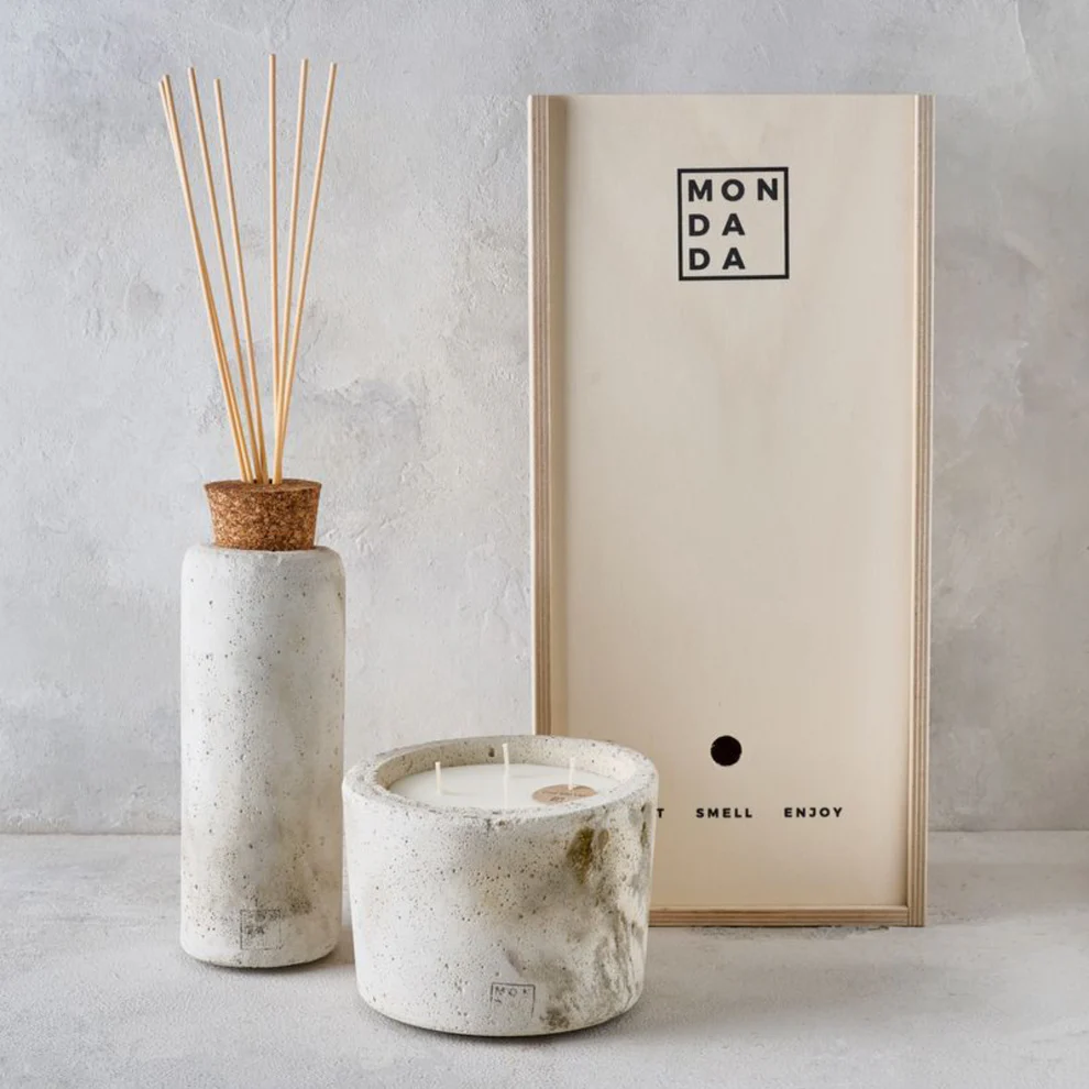 Urban Candle & Diffuser Set Ecru