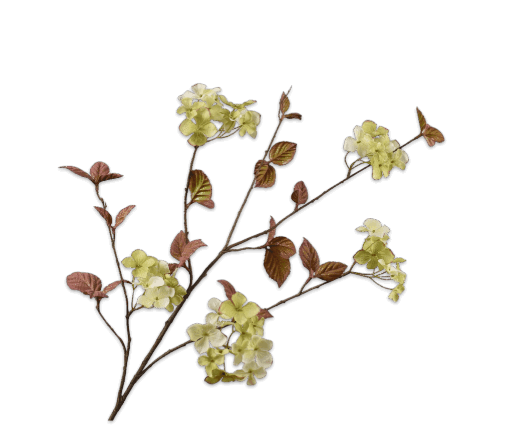 Kunsttak hortensia groen
