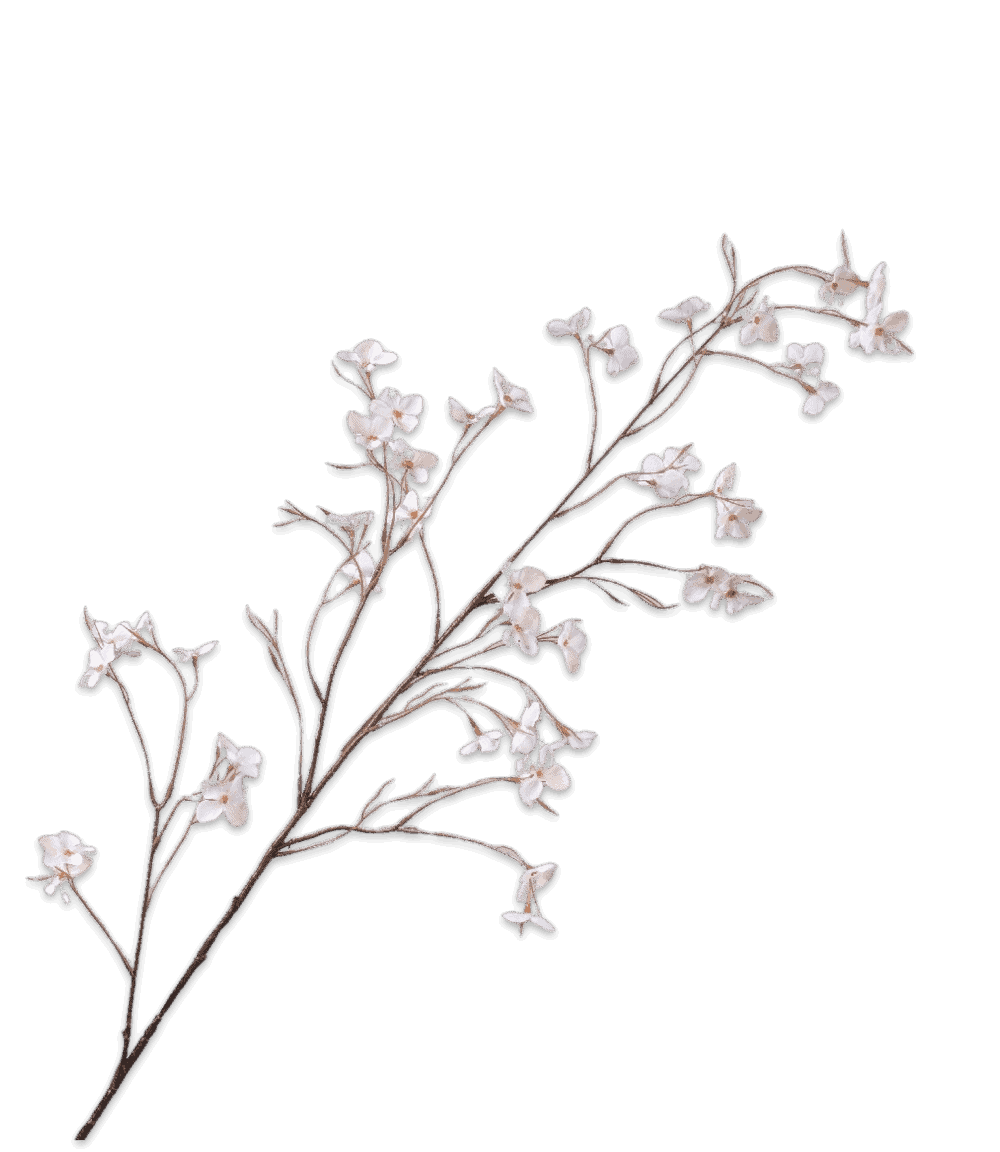 Silk-ka bloesem tak crème beige 109 cm