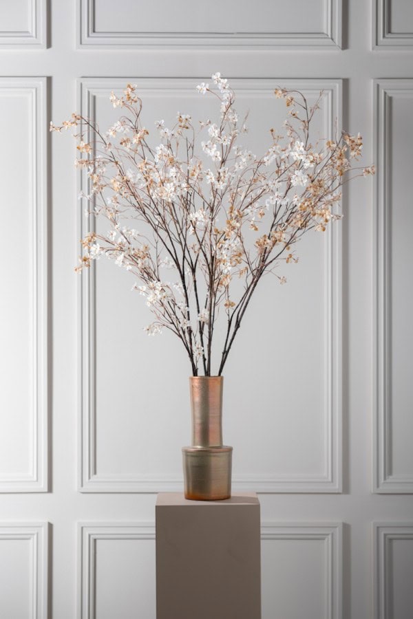 Silk-ka bloesem tak crème 129 cm