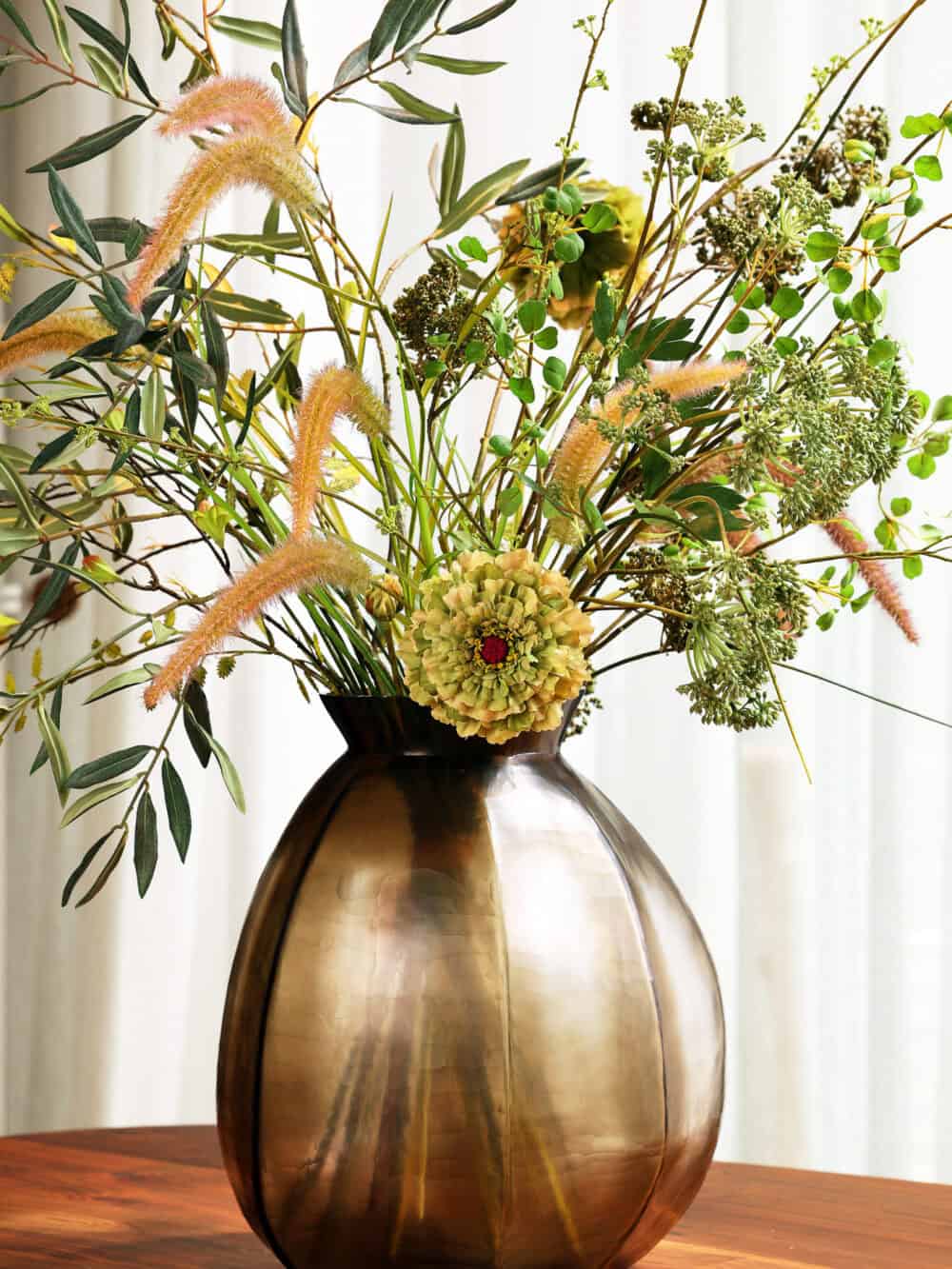 Botanical kunstbloemen boeket royaal