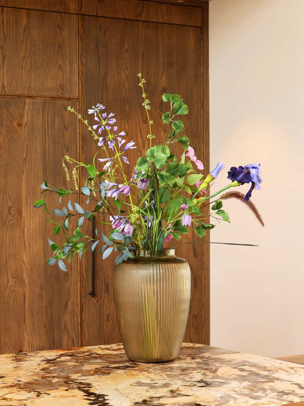 Kunstbloemen boeket botanique chique royal