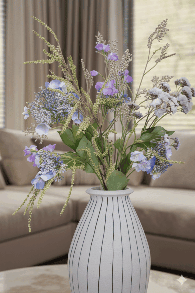 Zijden Kunstbloemen Boeket Beauty Mist