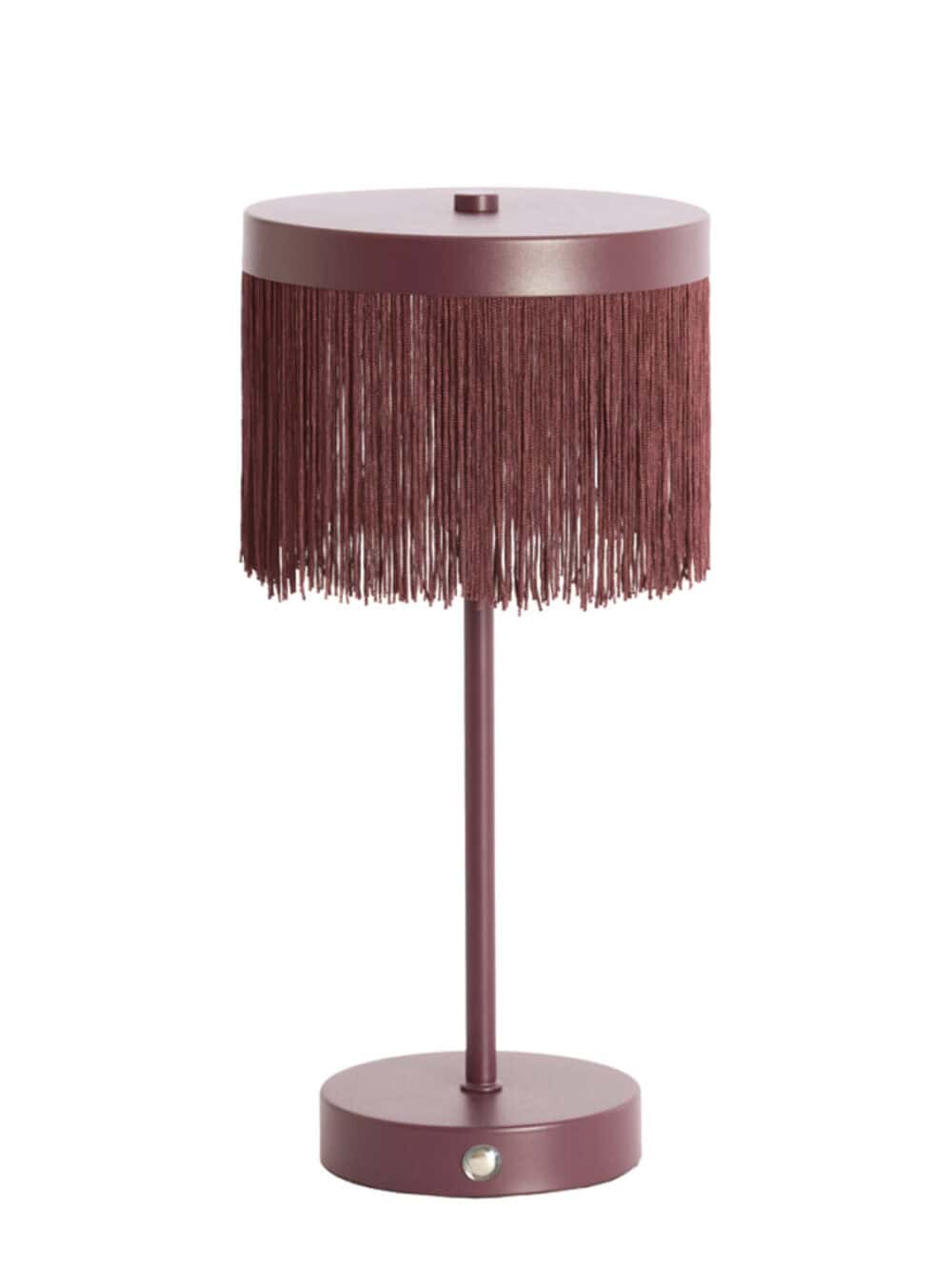 Tafellamp LED Ø17x35 cm mat aubergine