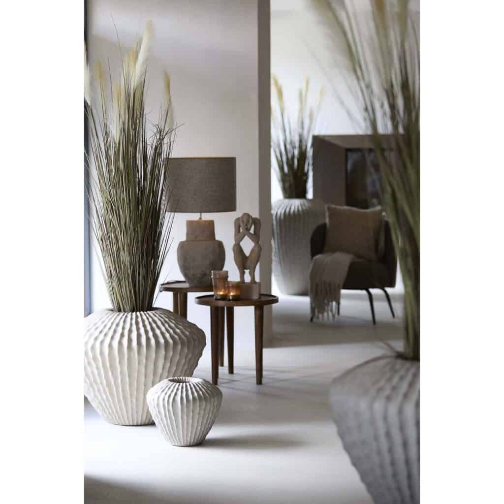Lampenkap cylinder 35-35-30 cm bruin beige