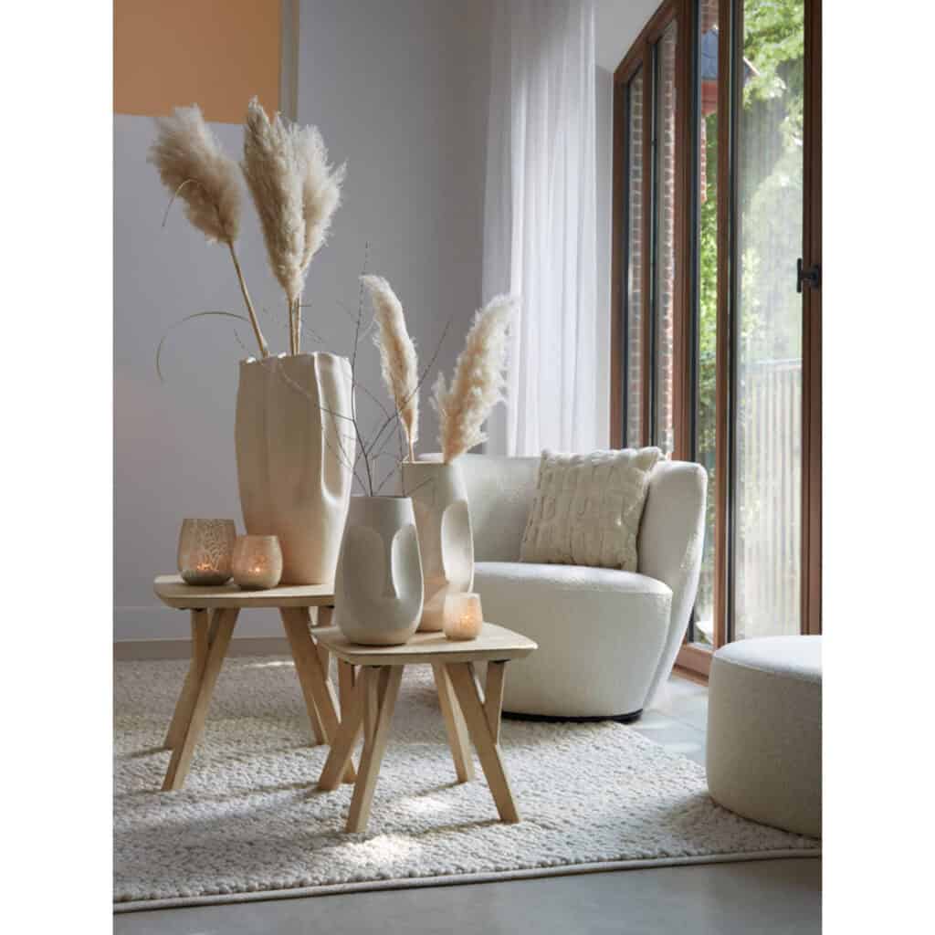 Vaas 28x56 cm SANGULI ceramics japandi beige