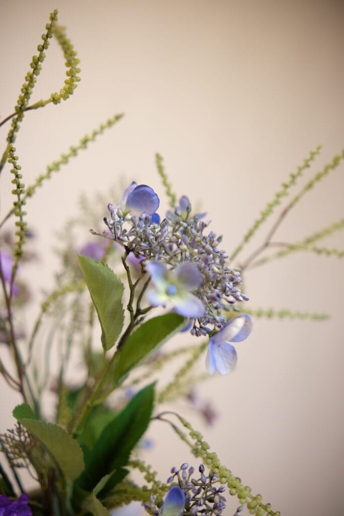 Zijden Kunstbloemen Boeket Beauty Mist - Exclusief Ingericht