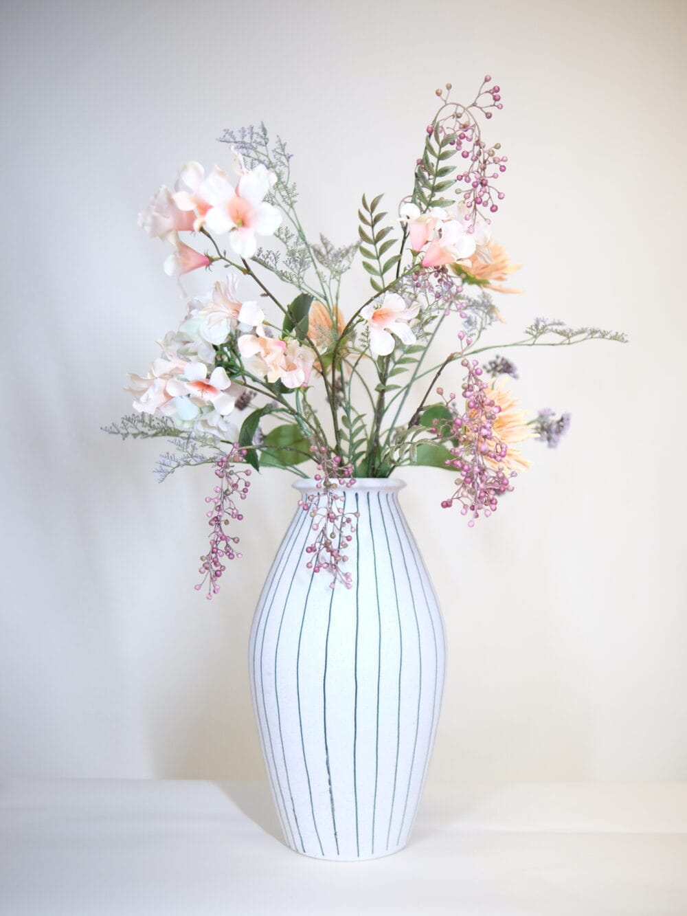 Zijden Bloemen Boeket Pastel Chique
