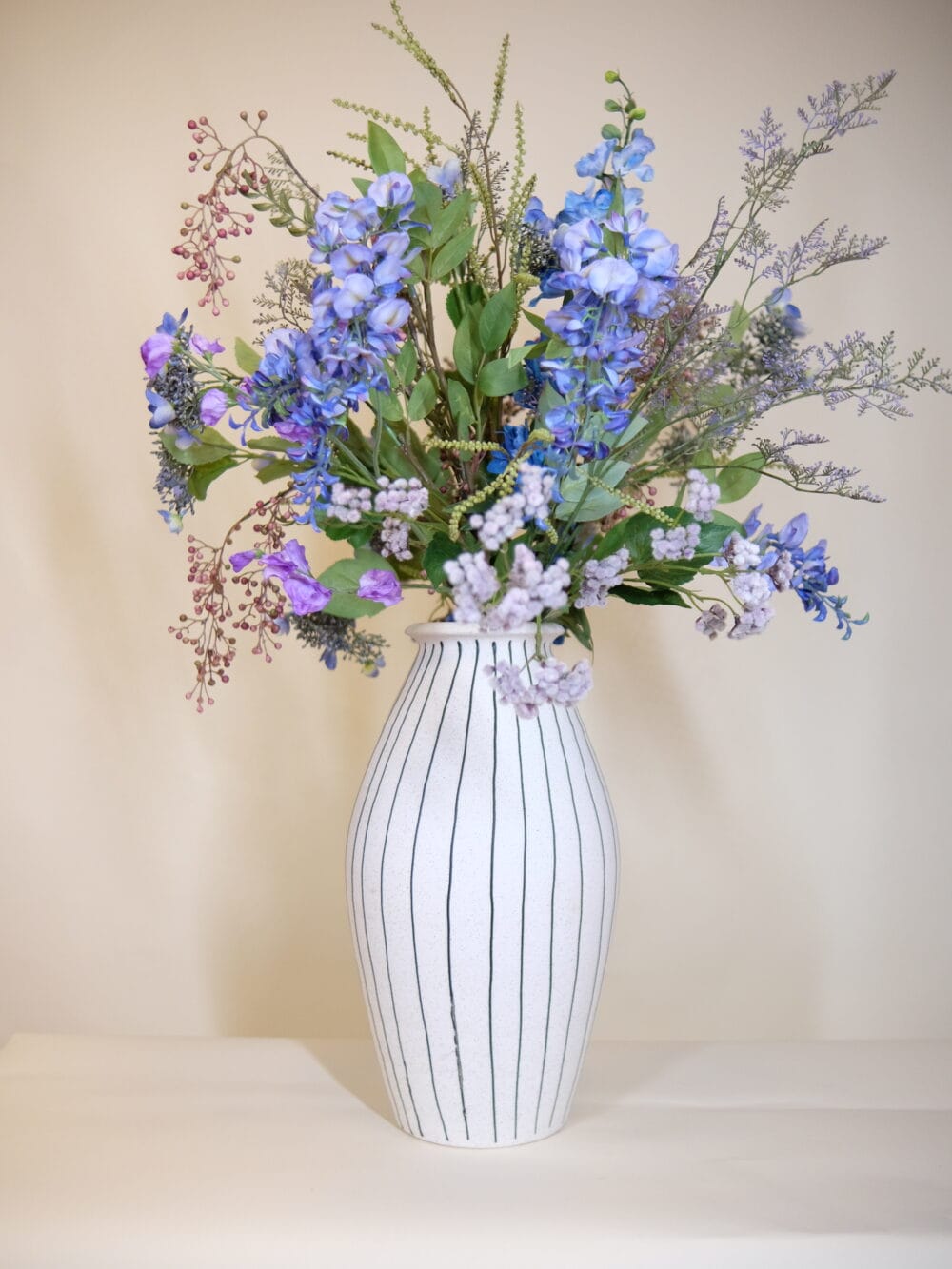 Zijden Bloemen Boeket Blue Wonder