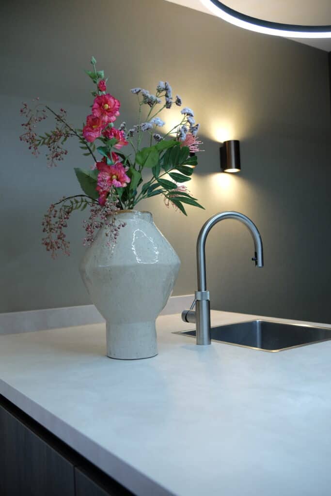 Zijden kunstbloemen boeket floral fantasy