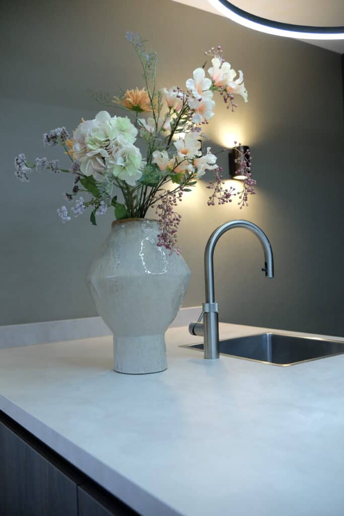 Zijden bloemen boeket