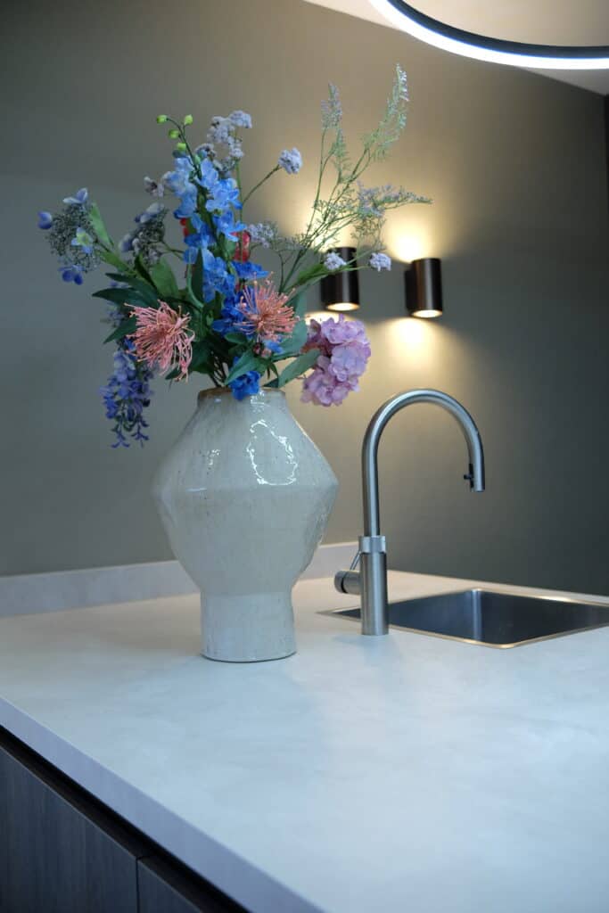 Zijden bloemen boeket