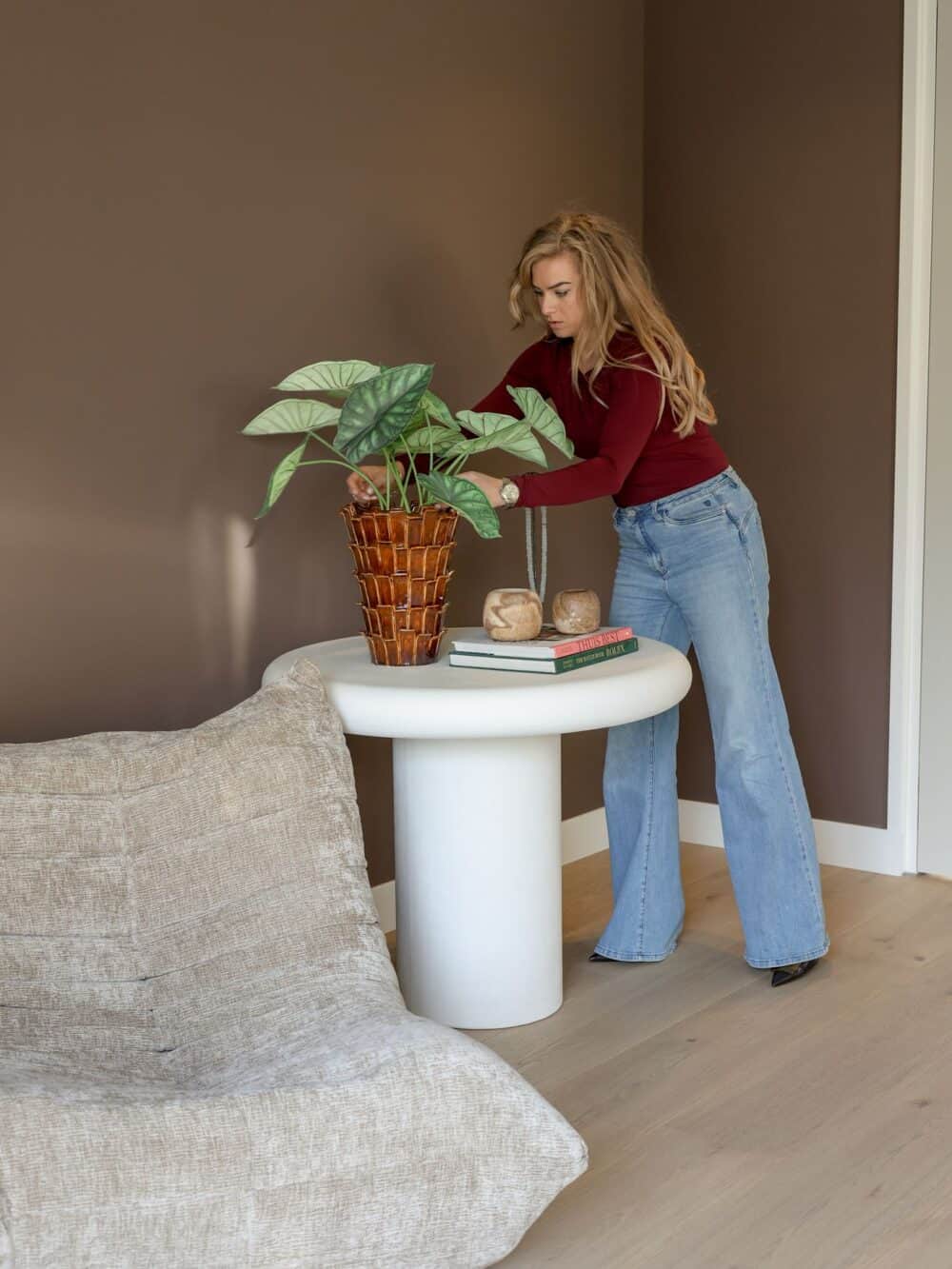 Kunstplant Alocasia in Pot 66cm