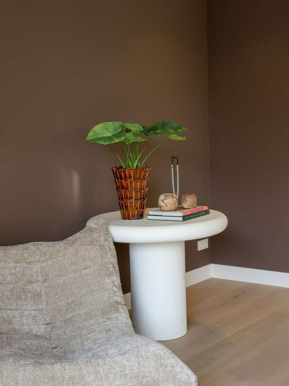 Kunstplant Alocasia real touch 60cm