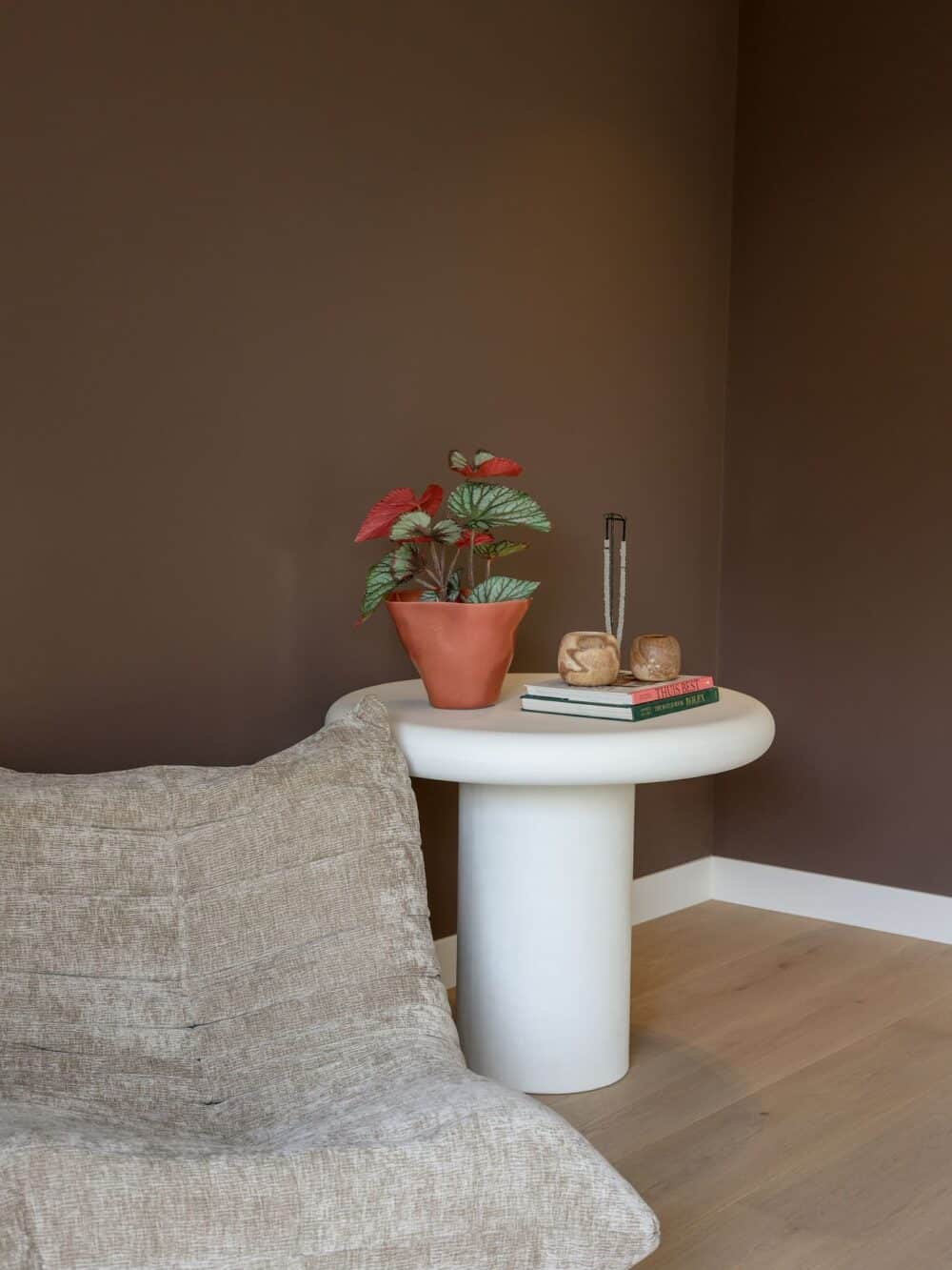 Begonia kunstplant steker 35cm