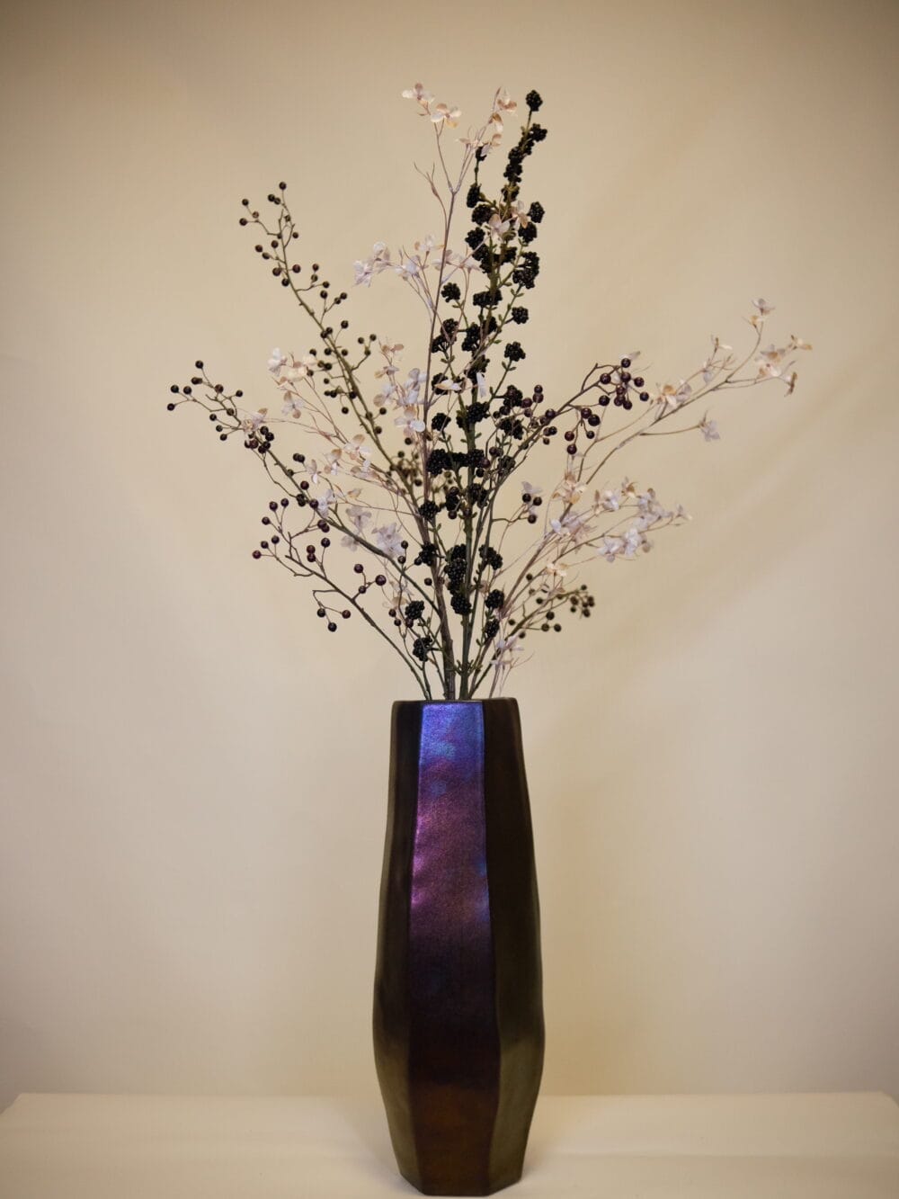 Zijden boeket Silk-ka midnight berry