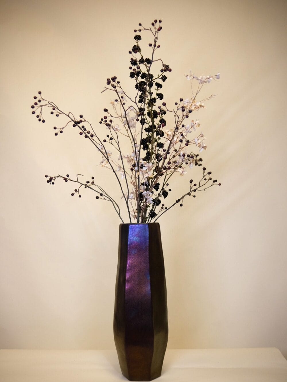 Zijden boeket Silk-ka midnight berry