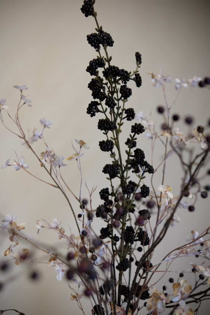 Zijden boeket Silk-ka midnight berry