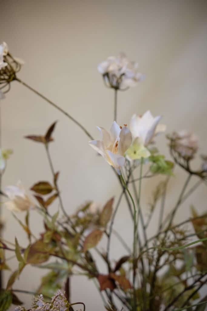 Zijden boeket Silk-ka white mist