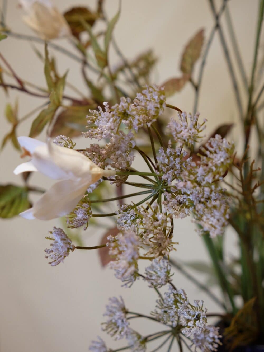 Zijden boeket Silk-ka white mist