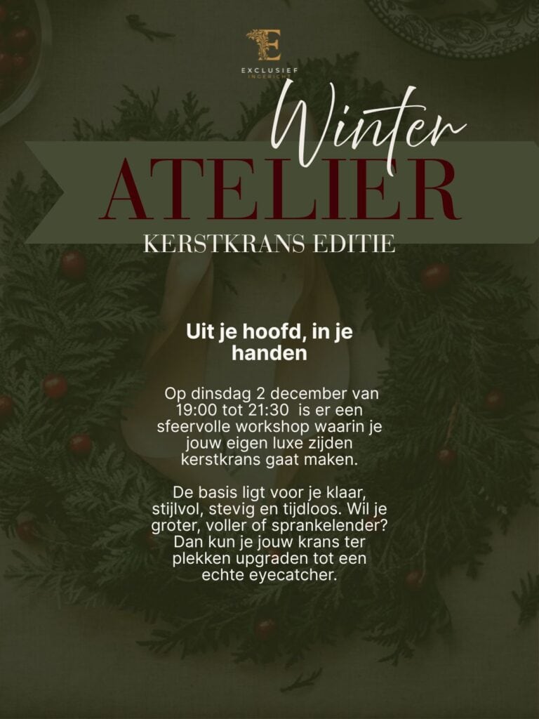 Kerstkrans workshop 2-12