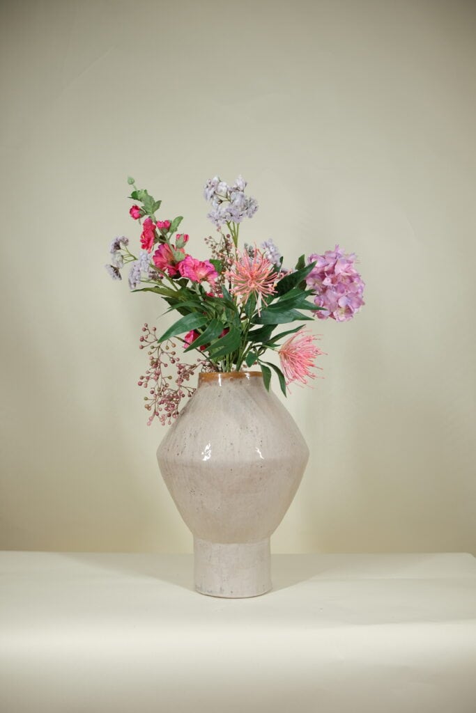 Zijden kunstbloemen boeket floral fantasy